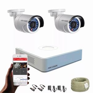 CCTV Kit Hikvision p Full Hd DVR 4ch más 2 Cámaras De