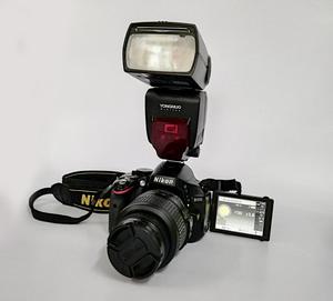 Camara Nikon D Con Flash