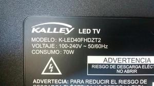 Tv Kalley Kled40fhdzt2 para Repuestos