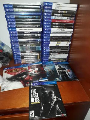 Excelentes Titulos Ps4 Disponibles