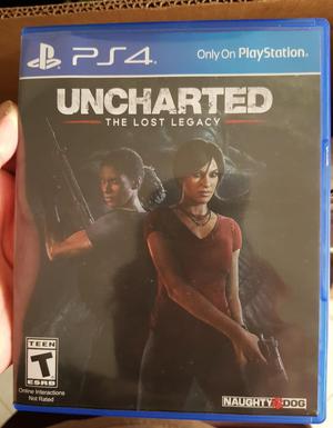 Uncharted Lost Legacy Playstation 4