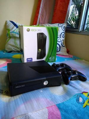 Xbox 360 Slim Chipiado Al 5.0 Como Nuevo