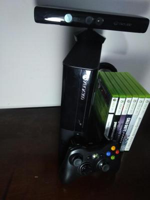 Xbox 360 Slim discoduro de 120gb control 6 juegos Originales