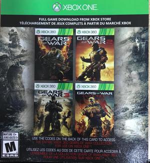 Xbox One Gears Of War Colección Especial Códigos De
