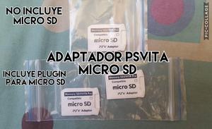 adaptador de memoria para psvita micro sd
