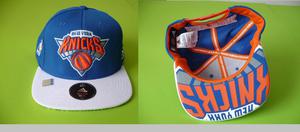 Gorra adidas de visera plana New York Knicks NBA Nueva