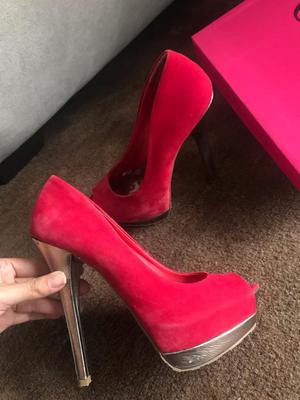 Tacones Color Rojo