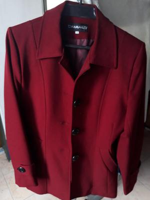 Venpermuto Saco Mujer Talla 8 Rojo