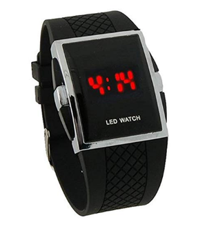 El Led Rojo Para Hombre De Lujo Digital Light Sport Reloj D