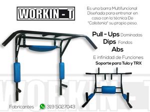 BARRA EJERCICIO Multifuncional WORKIN Dominadas