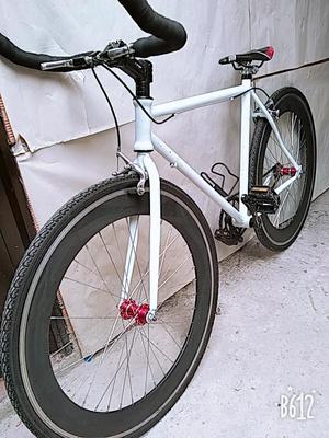 Hermosa Bici Ruta Tipo Fixie Como Nueva