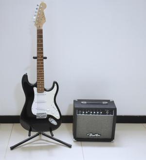 Guitarra Eléctrica Gsw con Amplificador