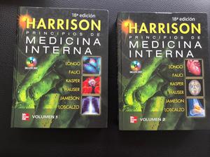 Harrison Medicina Interna Volumen 1 Y 2 Edición 18 Cd
