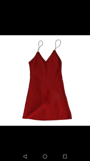 Vestido Rojo de Tiras Foreigner Clothing