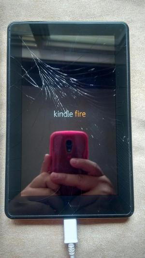 Tablet Amazon Kindle Fire tactil dañado