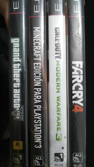 4 Juegos de Ps3