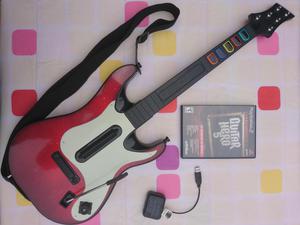 Guitarra Guitar Hero PS3 con juego original de PS2
