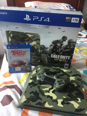 Play Station 4 1Tb Edicion Limitada Ww2