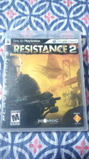 Resistance 2 Perfecto Estado muy buen Juego de Bala Ps3 Play