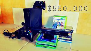 Xbox360 Slim, Mas 56 Juegos, Mas Kinect