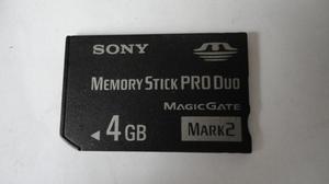 memoria sony psp memory stick pro duo 4gb