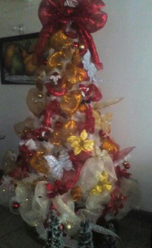 Arbol de Navidad Blanco Grande Frondoso