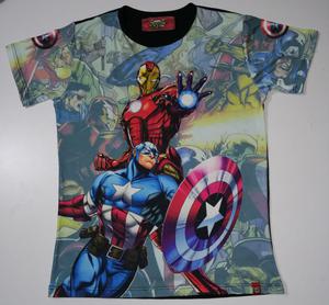 Camisas para niño de super heroes