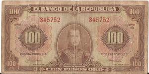 Billete 100 pesos 