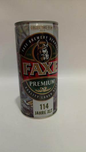 Lata Alemana de Coleccion Metalica Faxe