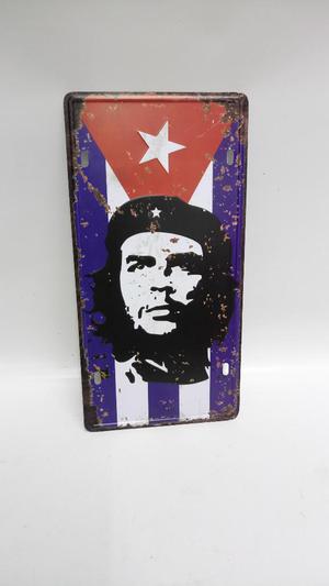 Placa Metalica Relieve Che Guevara U.s.a