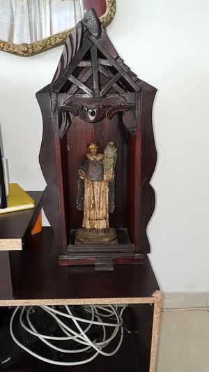 Santo en Madera Siglo 19