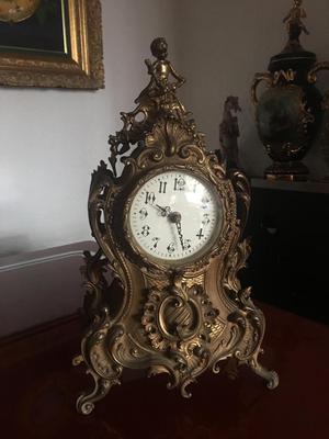 reloj guarnicion en bronce en buen estadobuen precio