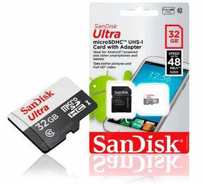 Tarjeta Memoria Microsd Sandisk 32gb Clase 10 Adaptador Sd