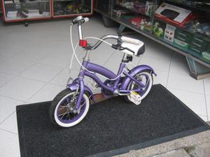 Bicicleta para niña morada  negciables