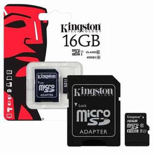 Memoria Micro Sd+adaptador 16 Gb Kingston Clase 10