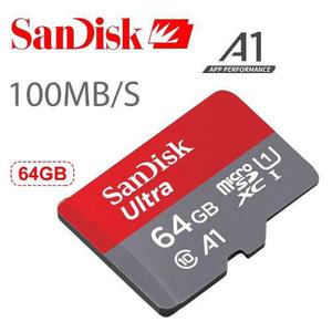 Memoria Microsd Sandisk 64g Clase10 A1 100mb Nintendo Switch