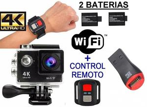 Camara Deportiva 4K Deportes Tipo GoPro Acuatica Control 2