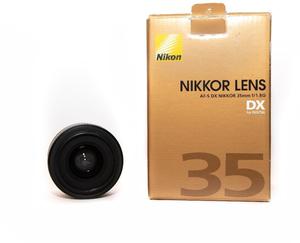 Lente Nikon 35mm F 1.8 en Perfecto Estad