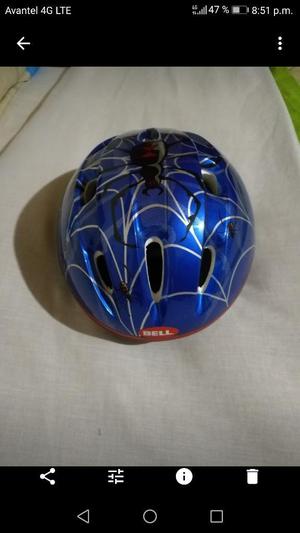 Casco Bell Original Azul Metalizado