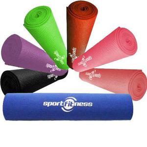 Colchoneta Mat Yoga Pilates Sportfitness 6mm Tapete Gimnasio