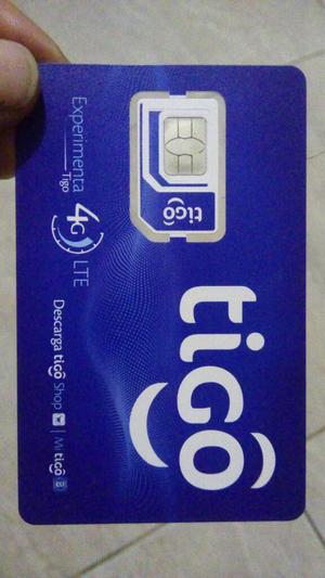 Sim Card Tigo con 50 Gb de Navegacion