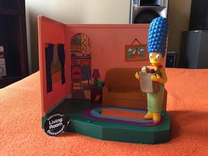 Simpsons Set Sala Casa Figura Marge