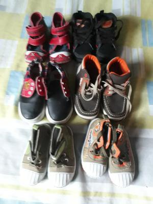 Vendo 6 Pares de Zapatos para Niño