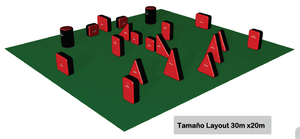 20 INFLABLES LAYOUT CAMPO RECREATIVO