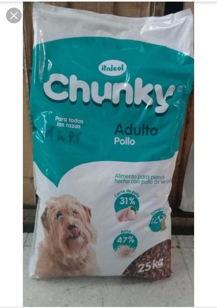 Chunky Adulto Pollo X 25