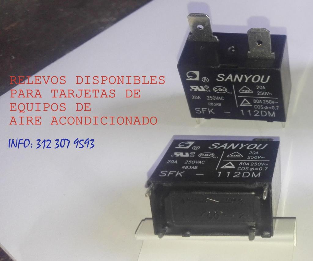 Rele Relay Tarjeta Electronica Para Aires On Off 20 Amps