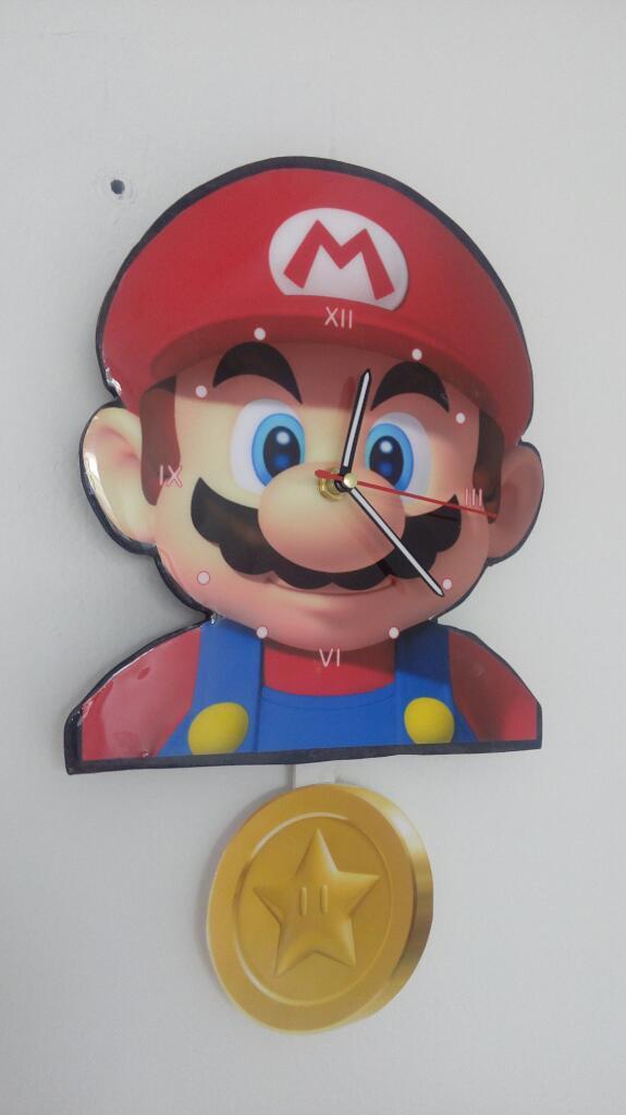 Reloj de Mario Bross