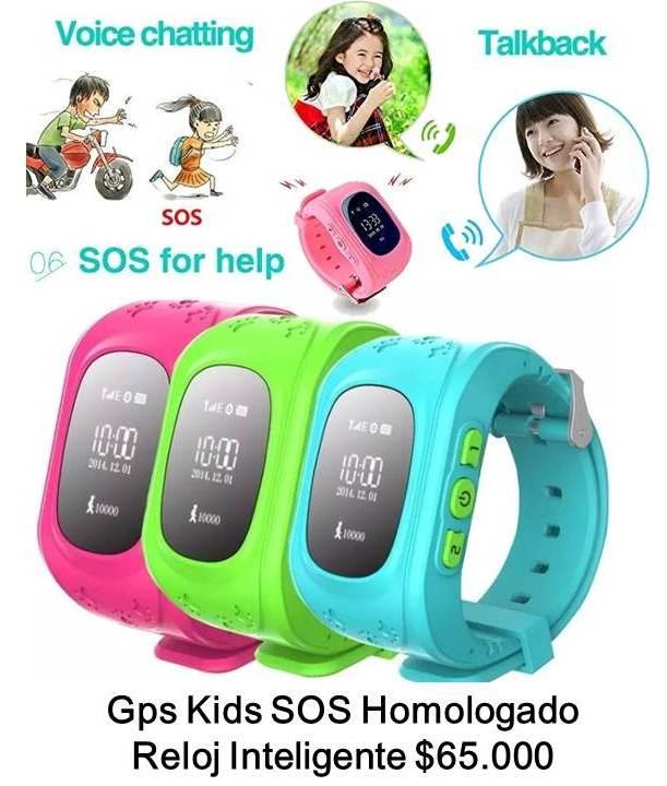 Reloj Inteligente GPS Kids Homologado