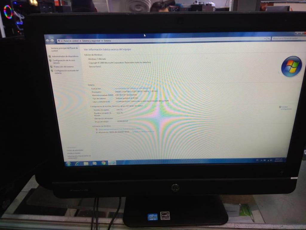 All In One Hp Compaq Pro  Core I3 4gb 500gb 20 Usado