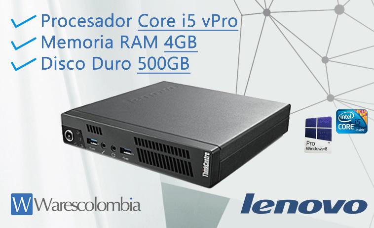 PC Torre Lenovo ThinkCentre M92p Core i5 vPro 8GB 500GB WiFi